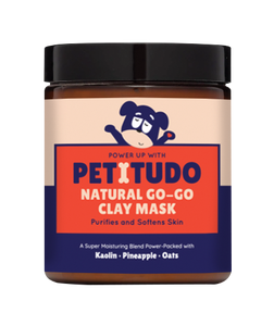 PETITUDO NATURAL GO-GO CAT SPA Kit - Superfood Scrub (90G) +  Clay Mask (90G) + Refilled Bottle Cat Shampoo (250ml)
