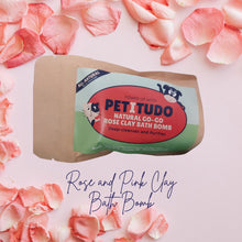 Load image into Gallery viewer, PETITUDO NATURAL GO-GO Rose Clay Bath Bomb (Approx. 40gm each)