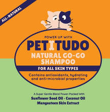 Load image into Gallery viewer, PETITUDO NATURAL GO-GO Cat Shampoo. 50ml (Trial size), 250ml and 1000ml