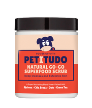 Load image into Gallery viewer, PETITUDO NATURAL GO-GO DOG SPA Kit - Superfood Scrub (90G) +  Clay Mask (90G) + Refilled Bottle Dog Shampoo (For Sensitive Skin) (250ml)